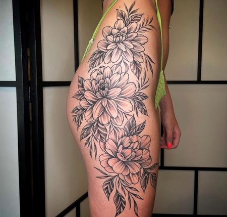 Dayton Smith - Dayton Smith Floral Leg Piece